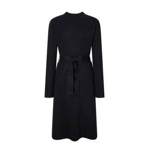 질스튜어트뉴욕   25FW 네이비 단색 울캐시미어혼방 니트원피스 JSSW5D540N3