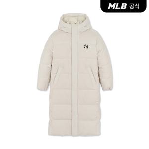 [MLB공식] 25FW 바시티 후드 롱패딩 NY (D.Cream) 3ADJV0456-50CRD