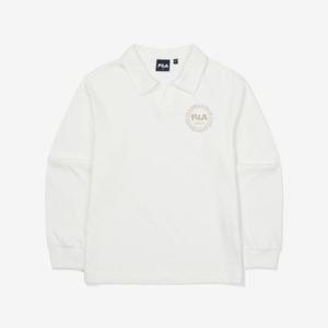 [휠라키즈] ESSENTIAL+ 카라 티셔츠 (FK2RLF3301X_OWH)