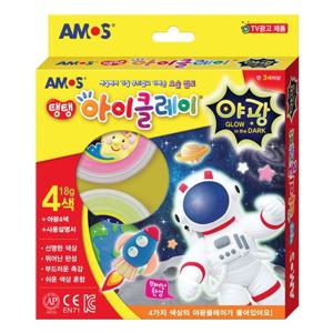 아모스 탱탱 아이클레이 야광 (18gx4개입)