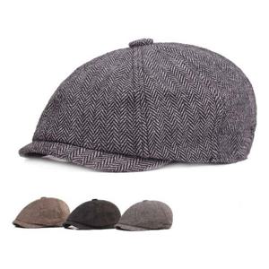 키밍 남성 중년 사계절 베레모 캡 모자 가을 겨울