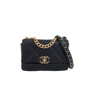 [엘러브] 샤넬 19백 미듐 블랙 빈티지금장 5ET1885