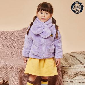 [팬콧키즈] 팝아이즈 보아퍼 집업+목도리 SET_PKTOIFZ01U