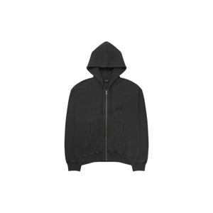 스투시 베이직 피그먼트 다이드 집 후드 블랙 1975001Black