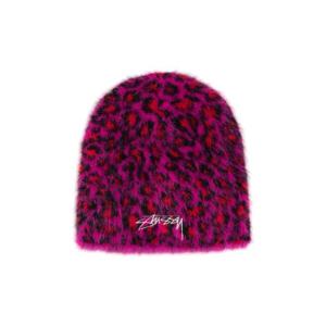 스투시 스컬캡 레오파드 핑크 1321241Pink