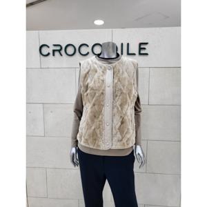 [크로커다일레이디]플리스 경량베스트CLEWPF201-BE_BP