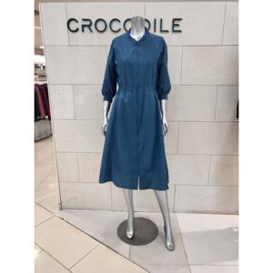 [크로커다일레이디]니트밴드 넥시보리 원피스 CLEFOP102-TL_BP