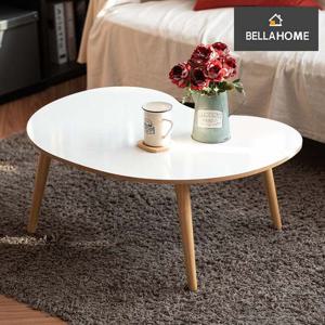 (벨라홈) 이지심플 테이블 원목화이트 피넛(CN9496) 미니테이블 공부상 밥상 책상 거실테이블 공부방테이블 학습지테이블