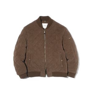 [헤지스]헤지스 브라운 퀼팅 블루종 점퍼 HZTS4D383W2