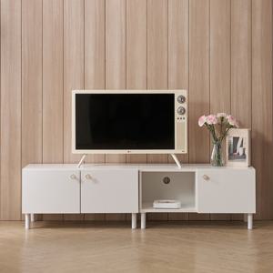 [착불배송 상세확인] HD218 수납 3도어 4칸 거실장 세트 1600 1color