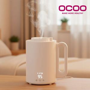 오쿠 정품 OCP-HP170 가열식가습기 화이트 포트형 자동세척 타이머 3단계조절 저소음 스테인리스