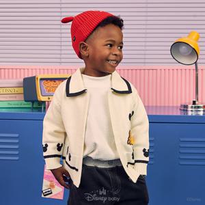 [디즈니베이비]미키집업카라가디건/79S721403-GR