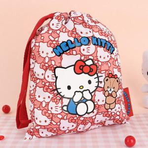 아트박스/키즈키즈 헬로키티 스트링 패턴 파우치(H787691)