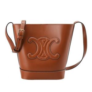 셀린느 퀴르 트리오페 스몰 버킷백 탠 198243DU3 04LU