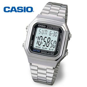 [정품] CASIO 카시오 A178WA-1A 빈티지 전자 메탈시계