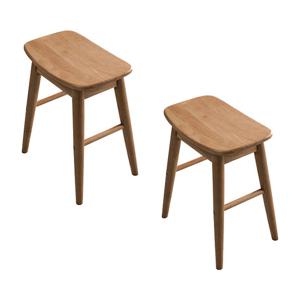 리바트 뉴시나몬 원목스툴의자 2개세트