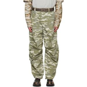 25 FW 디젤 남성 카키 아르네 B 카고 팬츠 242001M191003