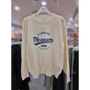 주)소이 세이브존01 소이주니어 겨울 레터링 라운드 여아 키즈니트 티 24W5082