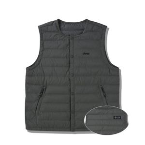 [지프]JP4JPU692 카키 25년 경량 가로 사시 다운 베스트 조끼