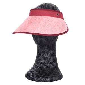 샵앤) 국산 여성 햇빛가림 오픈형 빗살 썬캡 모자 KM-WH-0831-버건디