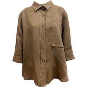 [메지스]7부 소매 린넨 남방  (XB0WD12BL)