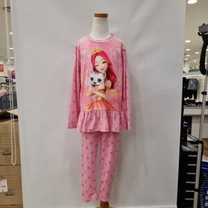 [레노마 이너웨어]쥬쥬 여아 하트 9부 상하세트 YD3EW55290_HDD