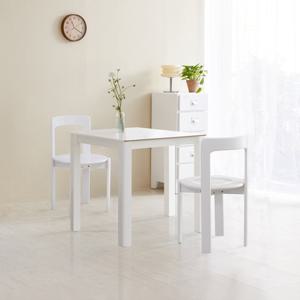 베스트리빙 앨빈 화이트 오르 800 2인 세라믹 식탁세트