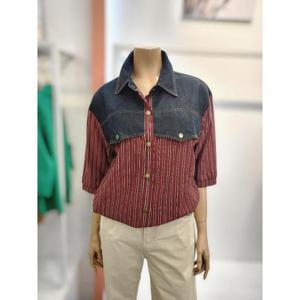 수스 세이브존02 청배색스트라이프 셔츠 S253BSH853