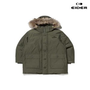 아이더 (DUW23564_K8) 공용  김수현 착용  FLOWER (플라워) UNI 헤리티지 다운 파카 (D/Khaki)