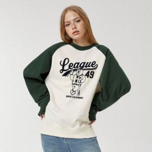[후아유]남녀공용 Steve Raglan Sweatshirt WHMWF4931U