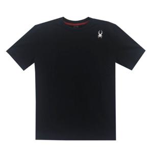 스파이더 M 백 로고 반팔 티셔츠 BB SPJMCNRS310M BLK