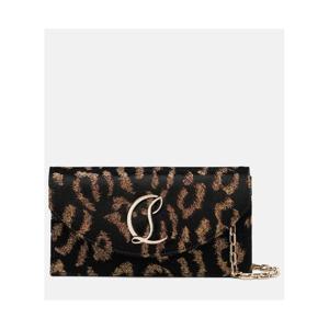 크리스찬루부탱 레오파드 프린트 벨벳 클러치 P01082952