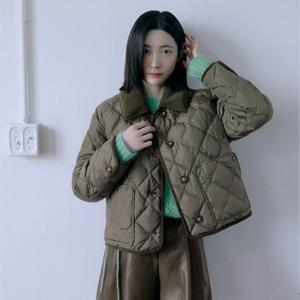 [쥬크]디테쳐블카라 퀼팅구스패딩Z254PSG182