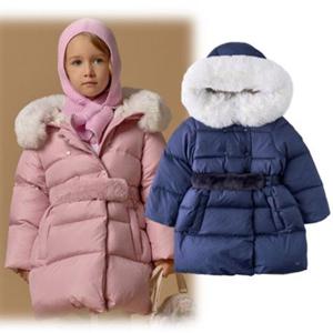 [블루독8-키즈] 택1 네이비 롤리B벨트덕다운점퍼 오리털 여아 롱패딩 파카 두돌선물 초등학생 25C7511452