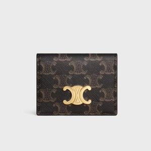 셀린느 (국내백화점 풀세트) 바이폴드 카드지갑 트리옹프 캔버스 10P352CQH.04LU