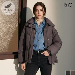 [ENC] 구스 절개라인 패딩점퍼 (ENJD14T72B)