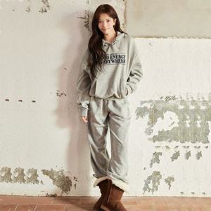 지오다노 415960 노정의 여자 테리 기모 조거 팬츠 트레이닝 바지 05415960