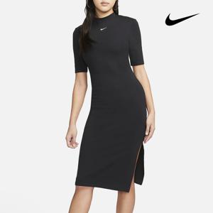 [나이키]나이키 에센셜 여성 반팔 원피스 미디움 DV7879-010