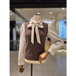 [케네스레이디] 셔츠레이어드 니트 (EKPOPK0304)