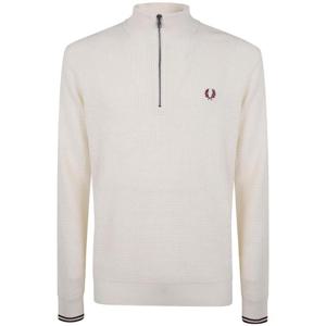 25FW 프레드페리 WAFFLE STITCH 하프 집 점퍼 FPK855755560