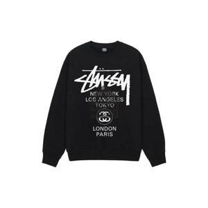 스투시 도버 스트리트 마켓 월드투어 크루넥 블랙 2023 3913793Black