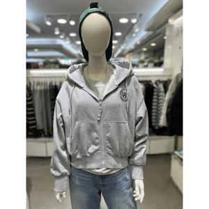 행텐 세이브존03 여성 스몰 자수 크롭 기모 후드집업 cbs10490-134-851-12