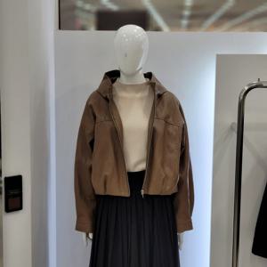 [꼼빠니아]하이넥 인조가죽 쟈켓 CZFW0 WLJ300_YS