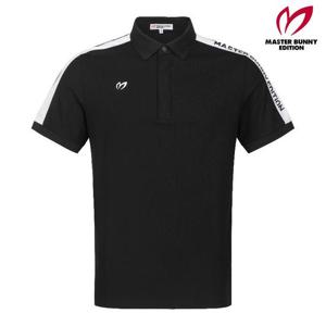 마스터바니  (411C3TO010) 남성 로고 컬러 블록 반팔 칼라 티셔츠