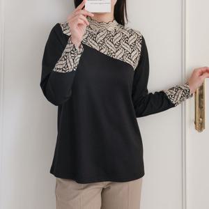 [쉬즈마담]T57436 로맨틱 레이스 기모블라우스 엄마옷