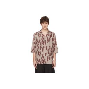 25 FW ZEGNA 남성 토프   레드 파자마 셔츠 252142M192014