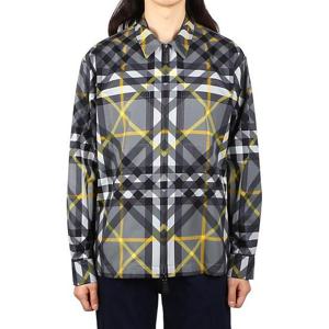 버버리 8063760 142324 B4564 믹스 체크 집업 셔츠