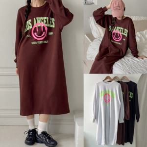 나야홍 / 위쉬몰 LI 형광스마일롱원피스(V626H511) 빅사이즈