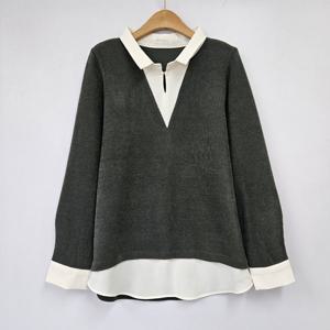 나야홍 / 아이우먼 브이레이어드블라우스 OLT302M510 빅사이즈