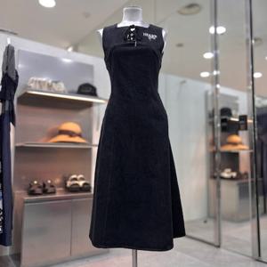 [에고이스트]레이스업 데님 원피스 ER3ODO51HJ_DG